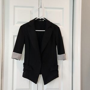 Black suit jacket